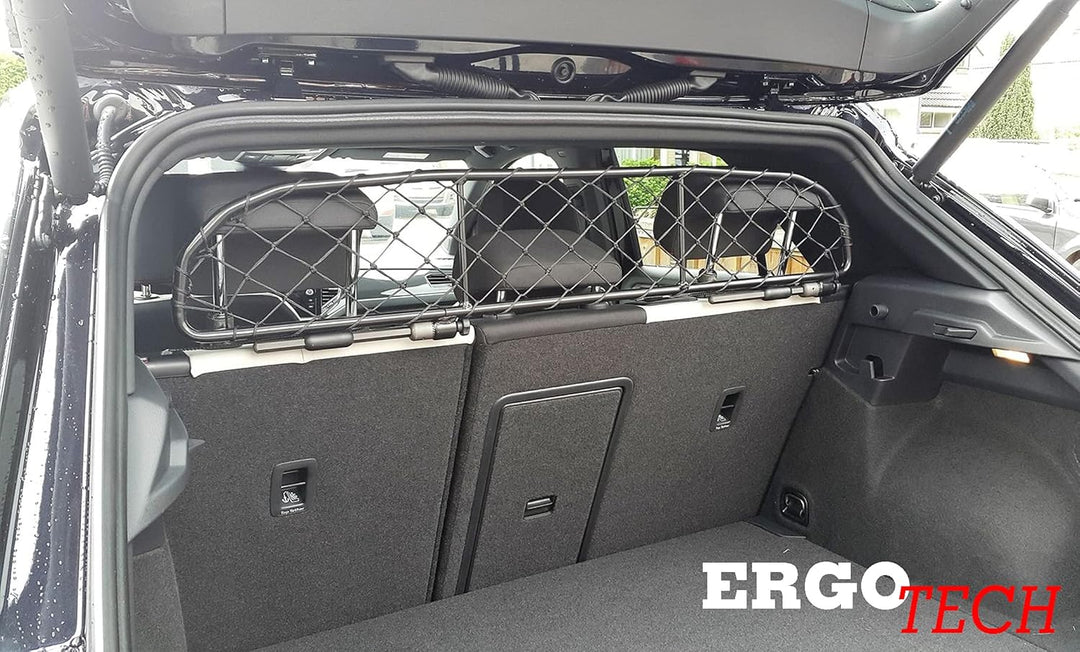 ERGOTECH Trennnetz Trenngitter kompatibel mit Volkswagen T-ROC (ab BJ 2017), RDA65-HXXS8, für Hunde