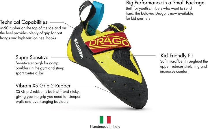 Scarpa Drago Kid 30 EU Gelb, 30 EU Gelb