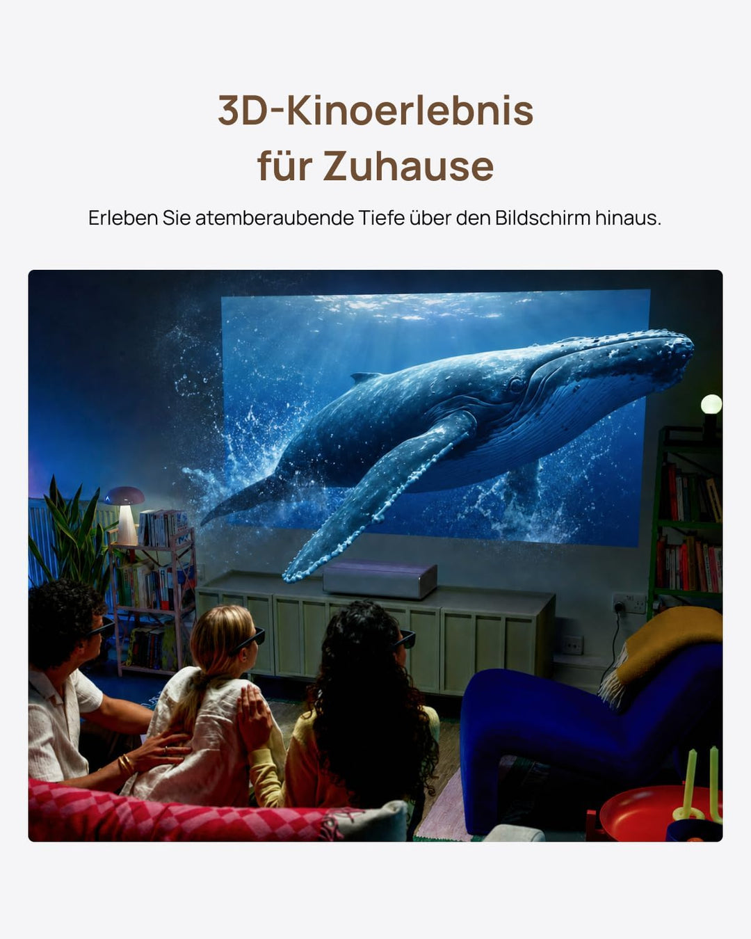 XGIMI MIRA 4K Ultrakurzdistanz Beamer &amp; Laser TV, 2000 ISO-Lumen