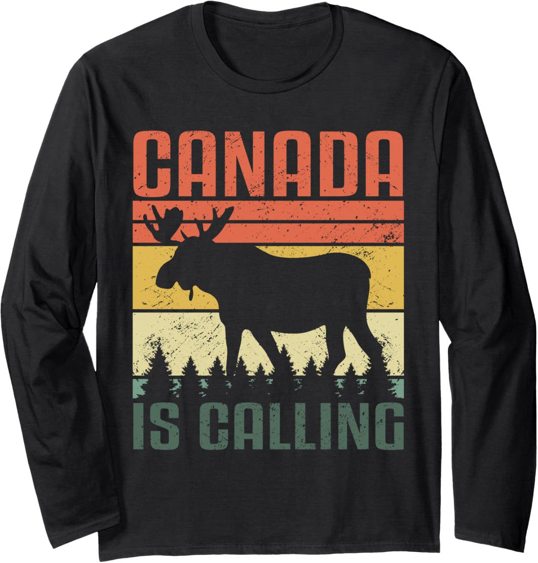 "Canada is calling" Kanada Travel North America Langarmshirt