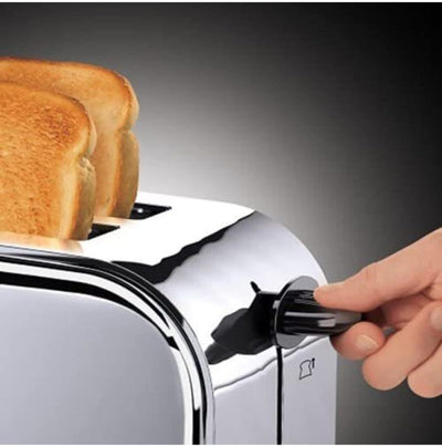 Russell Hobbs Toaster [2-Schlitz-Langschlitz für 4 Scheiben/2 breite Brotscheiben] Victory Edelstahl