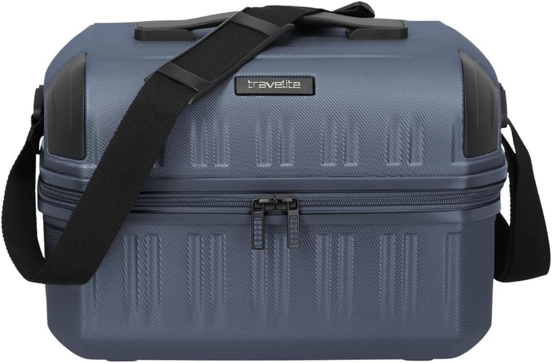 travelite DYNAMIIC Kosmetikkoffer, Beautycase 27x38x23 cm, ABS Hartschale, Koffer Aufsteckfunktion,