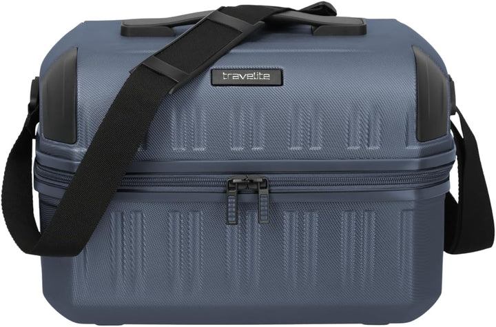 travelite DYNAMIIC Kosmetikkoffer, Beautycase 27x38x23 cm, ABS Hartschale, Koffer Aufsteckfunktion,