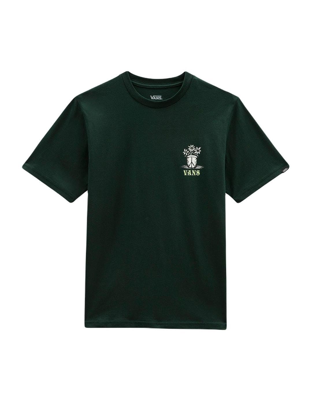 Vans Unisex Kinder Peace Head T-Shirt 14-16 Jahre Forest, 14-16 Jahre Forest