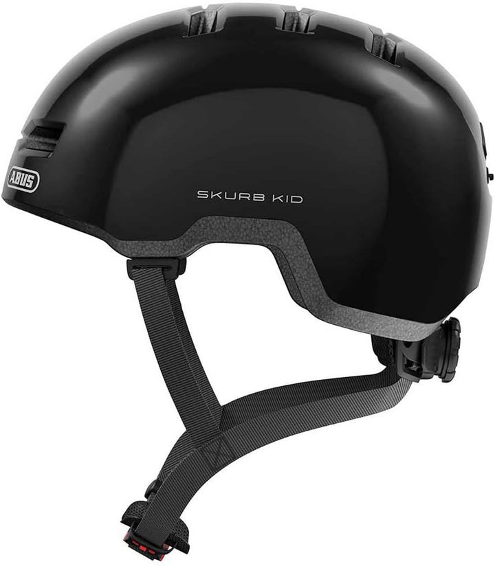 ABUS Kinderhelm Skurb Kid - robuster Fahrradhelm im Skater-Look mit Platz für einen Zopf und vielfäl