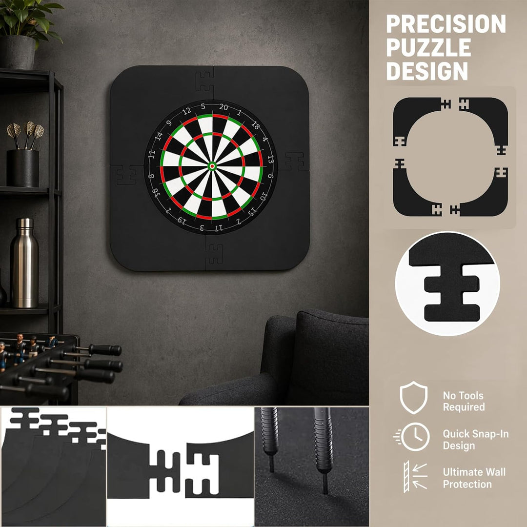 Dartscheibe Schutzring, Wandschutz für Dartboard, Eva Dartscheibe Umrandung, Surround Auffangring Da