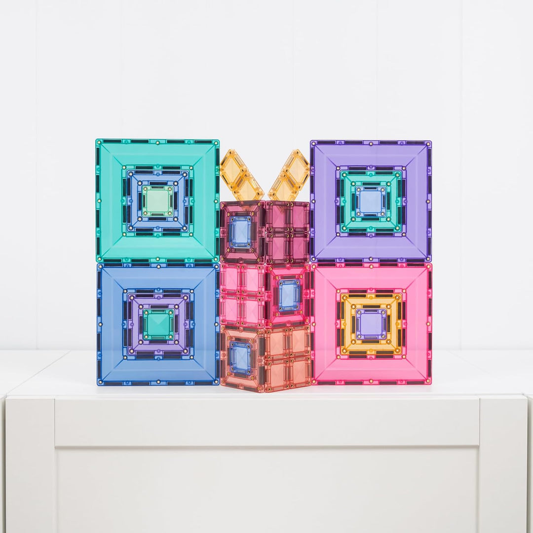 CONNETIX Magnetbausteine Pastell-Portal-Paket, 48 Stück