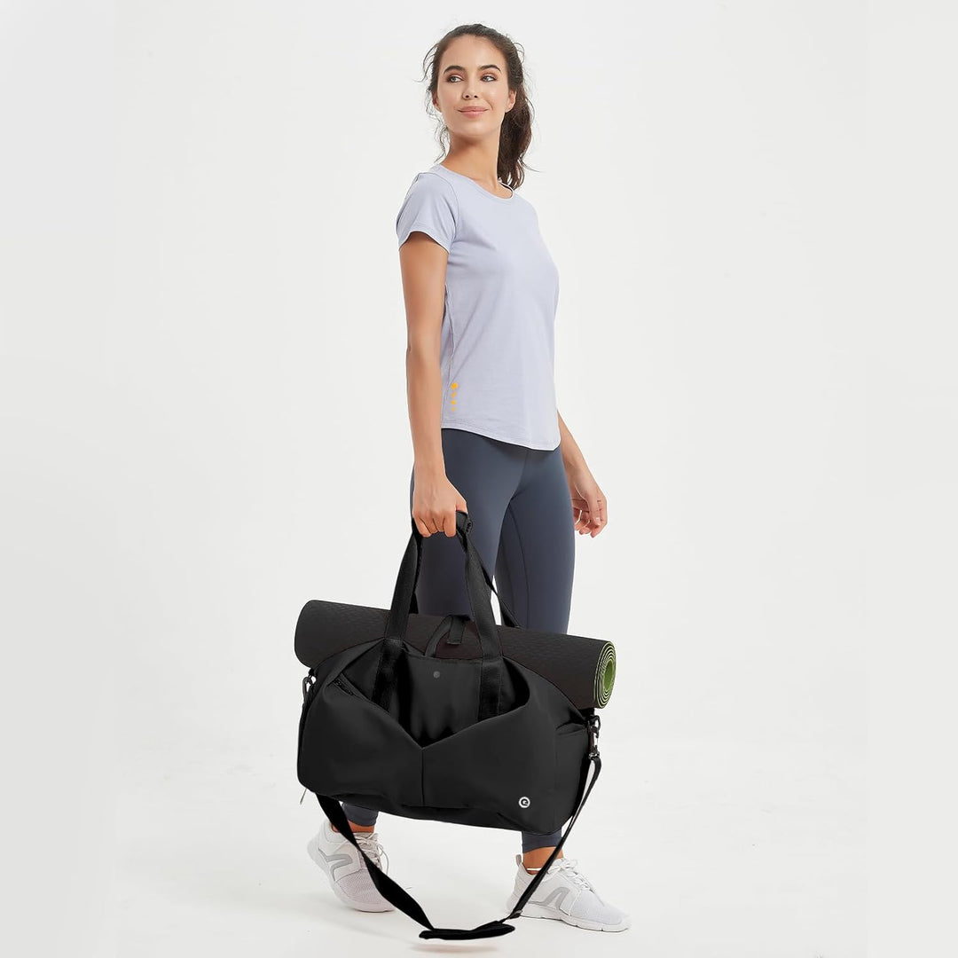 Ceneda Sporttaschen Klassische Reisetasche mit Schuhfach und Kulturtasche Sporttasche Damen Herren T