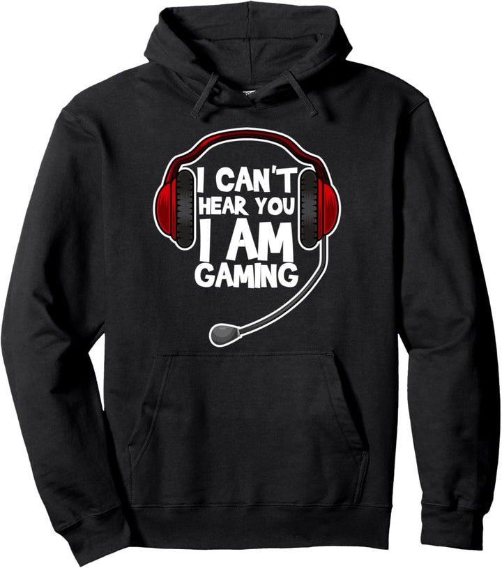 Lustiges Geschenk für Computer und Videospieler mit Aufschrift "I Can't Hear You I'm Gaming" Pullove