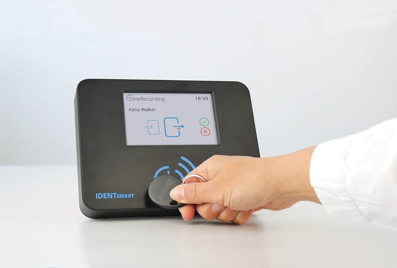 Komplettsystem zur effektiven Zeiterfassung mit Token (Schlüsselanhänger) inkl. Webinterface, entwic