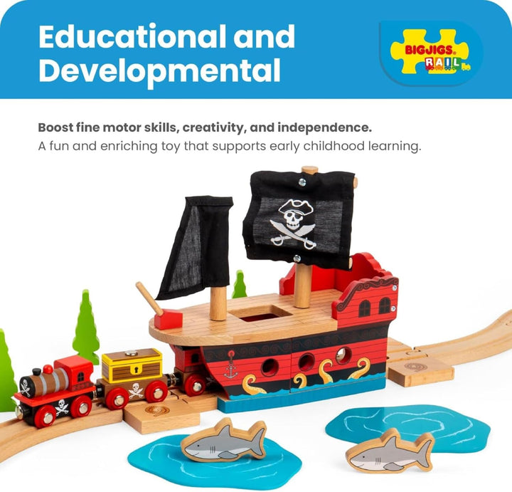 Bigjigs Rail Piratenschiff