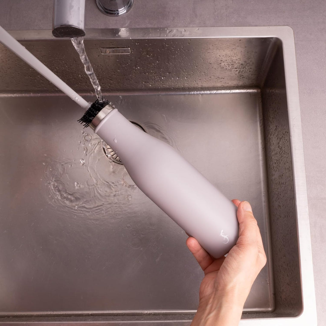 LURCH Edelstahl-Isolierflasche 0,5 l in Jura grey - Perfekt für jede Aktivität, Jura Grey
