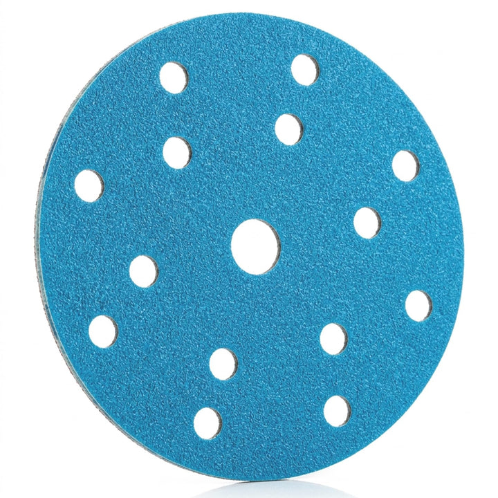 Keramik Schleifscheiben 150mm Klett 15-Loch Nass, 50x Körnung 180 | Perfektes Schleifpapier für den