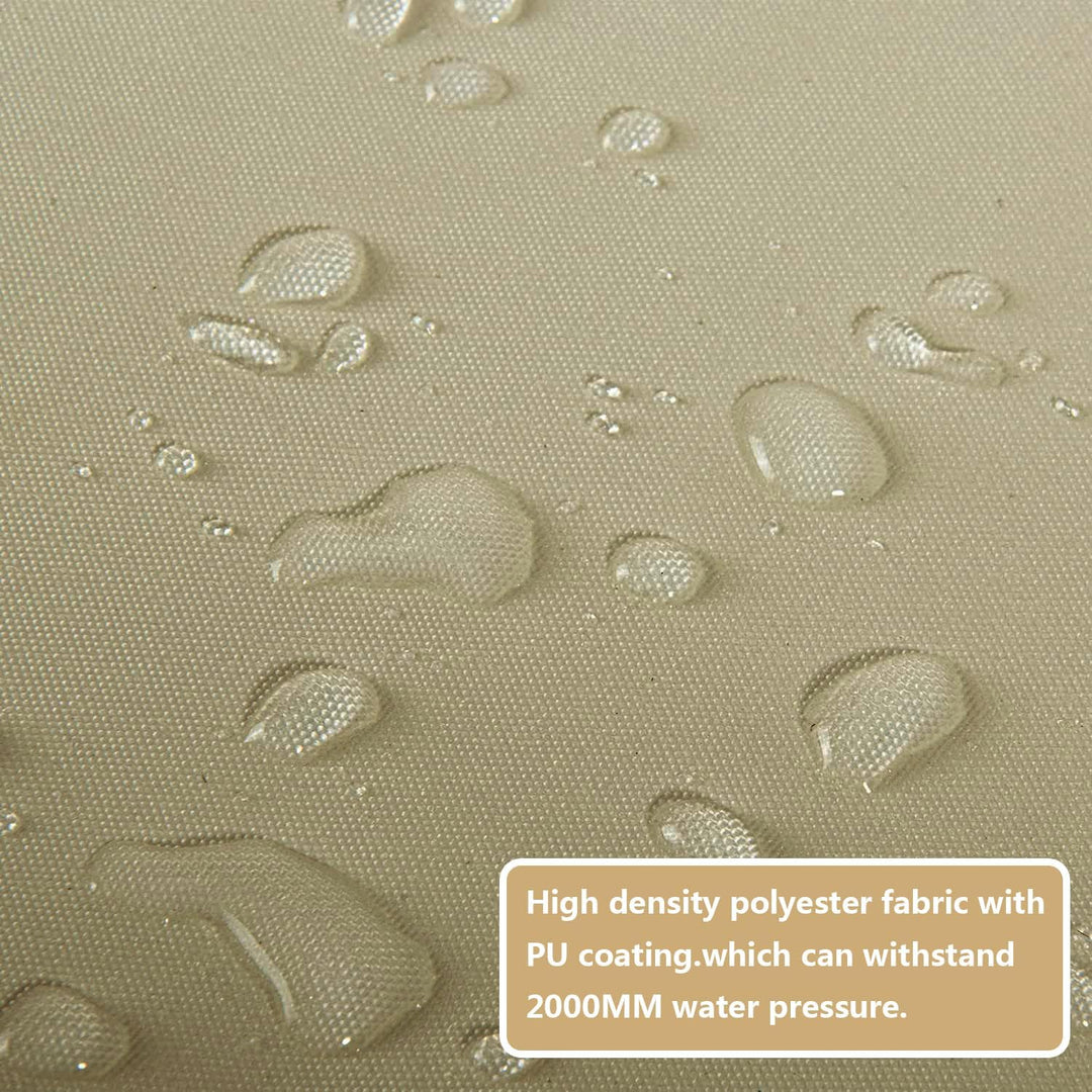Sonnensegel wasserdicht 2x5M,Sonnenschutz- und Wetterschutz-Markise, UV-Schutz Schattiernetz mit Öse