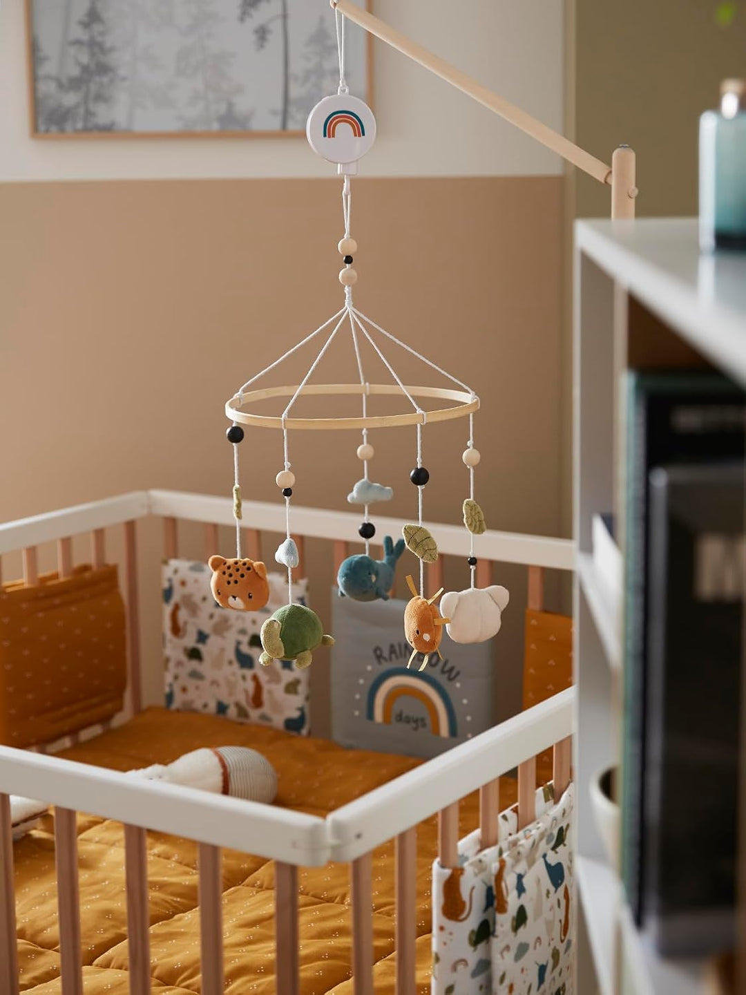 VERTBAUDETBaby Musikmobile,Mini Zoo"beige/mehrfarbigONE SIZE