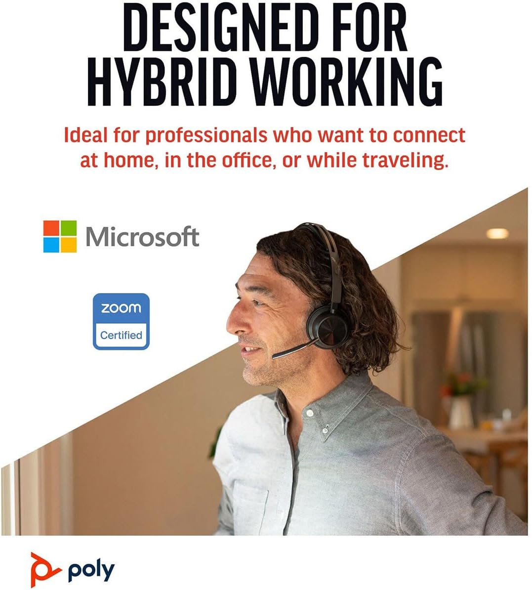 HP Poly Voyager Focus 2 USB-C-C Headset WW Typ C