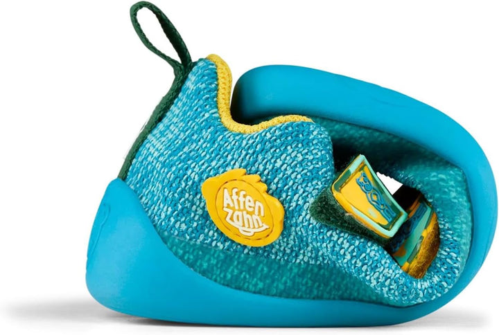Affenzahn Übergangsschuh Knit Happy wasserdicht atmungsaktiv vegan mit Kaltfutter, Klettverschlüssen