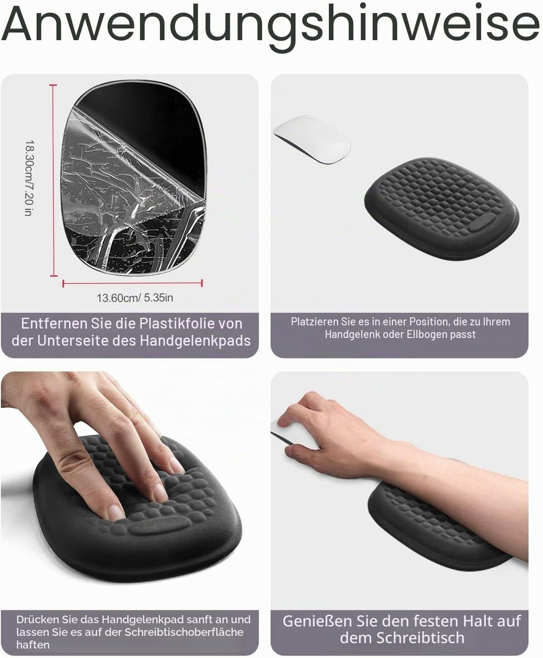 Meatanty Handgelenkauflage Ellbogenauflage Wrist Rest Unterstützung, lindert Ellenbogenschmerzen Com
