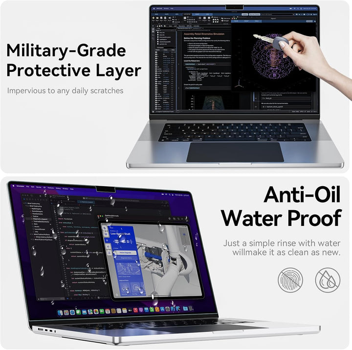 2 Stück Displayschutzfolie für MacBook Neo 13 Zoll A18 Pro (Version 2026, Modell A3404), Blaulichtfi