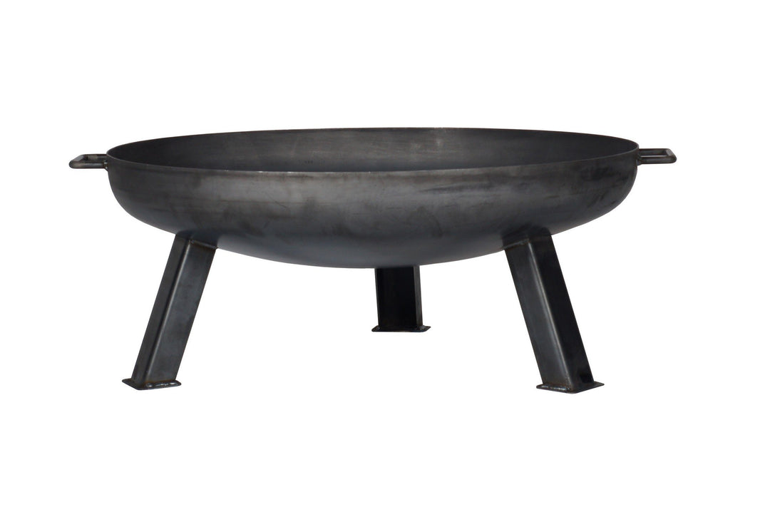 Buschbeck Feuerstelle, Feuerschale, schwarz, 80 x 80 x 30 cm, 90187.002 Schwarz Feuerschale Ø 80 x H