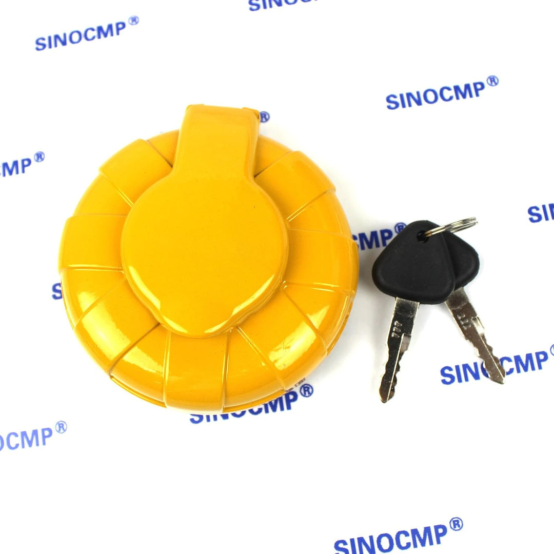VOE 14528922 VOE14528922 Kraftstofftankdeckel - SINOCMP Tankdeckel mit 2 Schlüsseln für Volv/o EC140