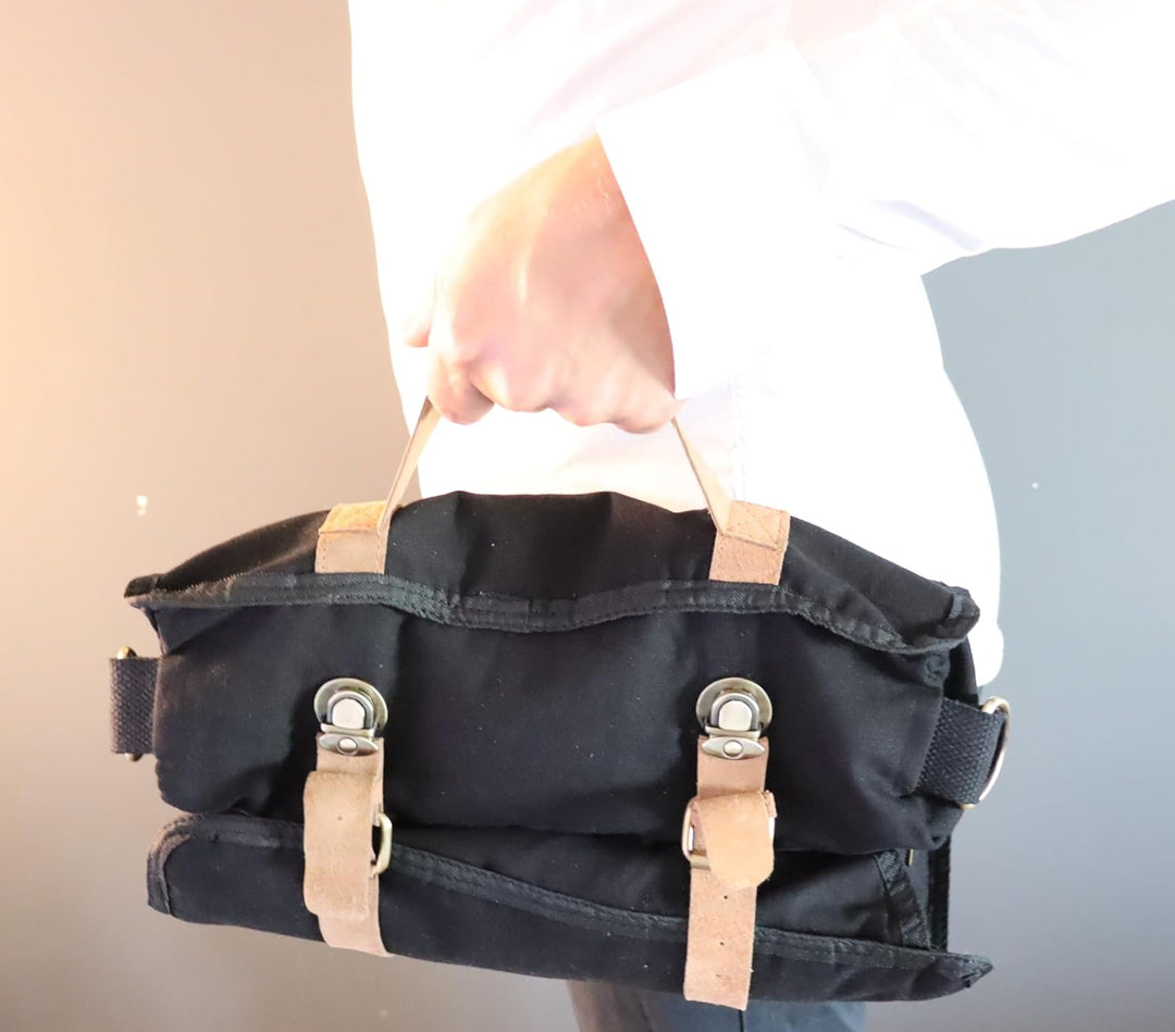 Barkoffer, Bartasche, Mixologie, Barkeeper, Aufbewahrungstasche aus Segeltuch, für Barzubehör, leer,