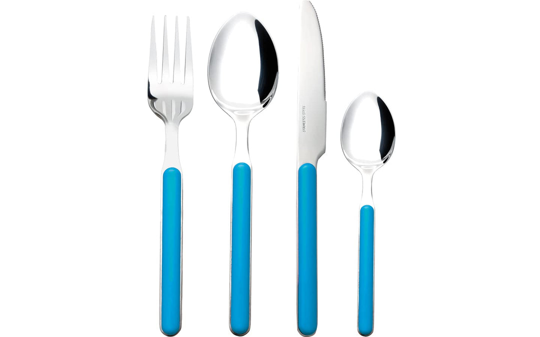Brunner Besteck-Set Delice 16-teilig blau Hellblau, Hellblau