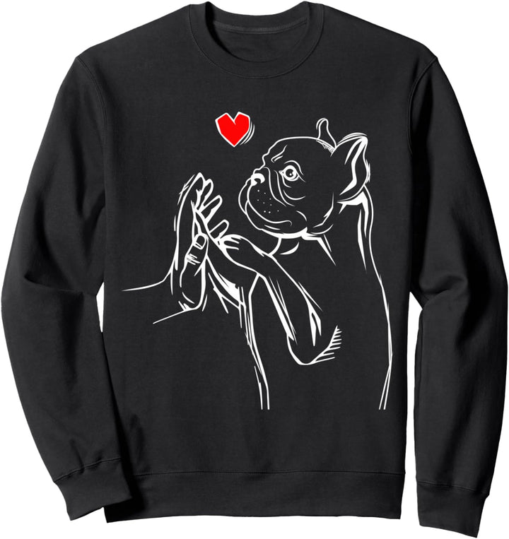 Französische Bulldogge Liebe Frenchie Frauchen Geschenkidee Sweatshirt
