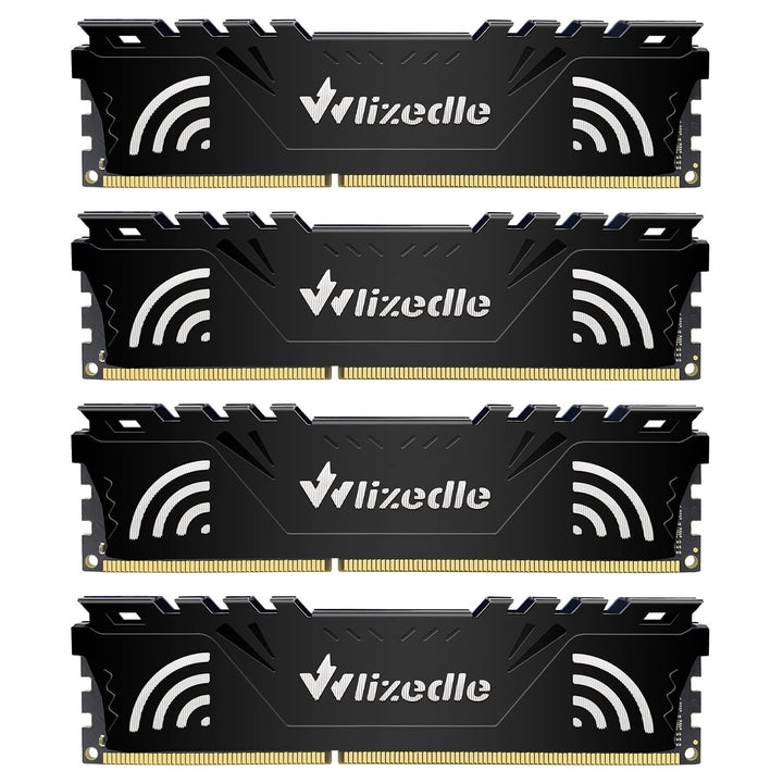 DDR3 32GB Kit (4x8GB) Desktop Arbeitsspeicher 1600MHz CL11 UDIMM Wlizedle Tischcomputer RAM PC3-1280