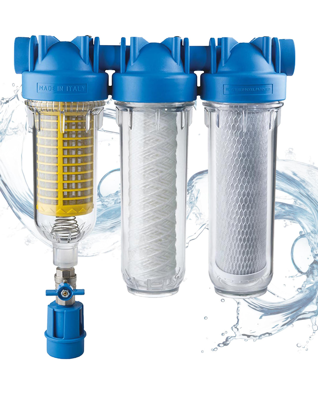HYDRA Rainmaster Trio RLH CB/EC 1" - Hauswasserfilter Brunnenwasserfilter