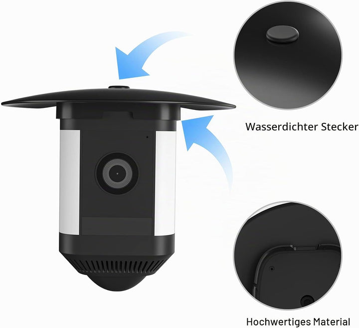 HOLACA Sonnenschutz Halterung, Regenschutz Abdeckung, Kompatibel Mit Spotlight Kamera Plus