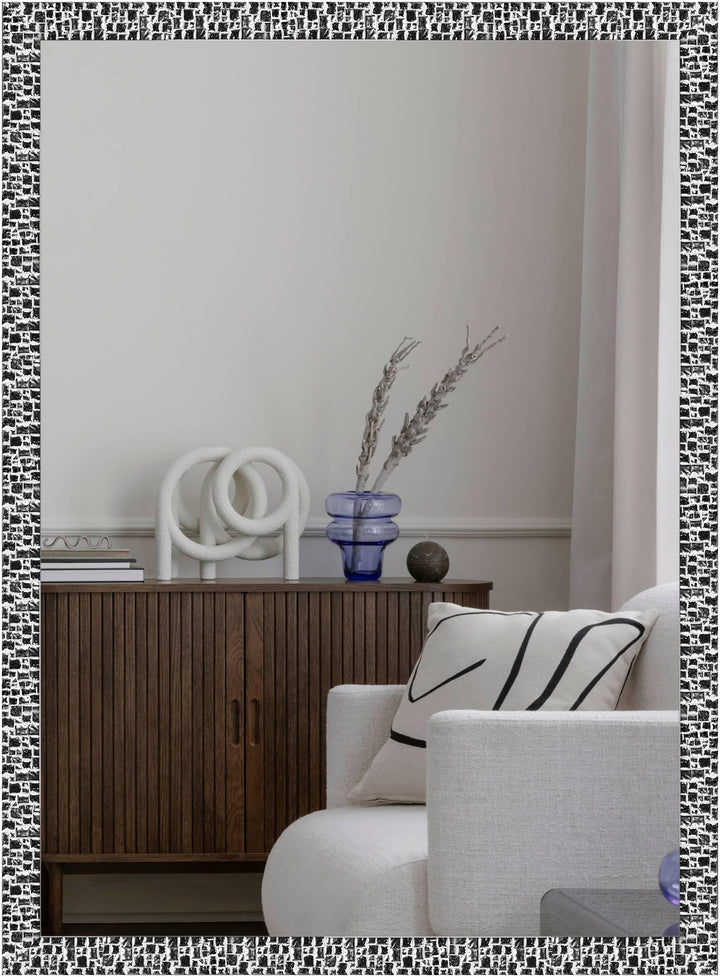 nielsen HOME Wandspiegel Florentina, Silber, Kunststoff, ca. 50x70 cm Silber 50 x 70 cm, Silber 50 x