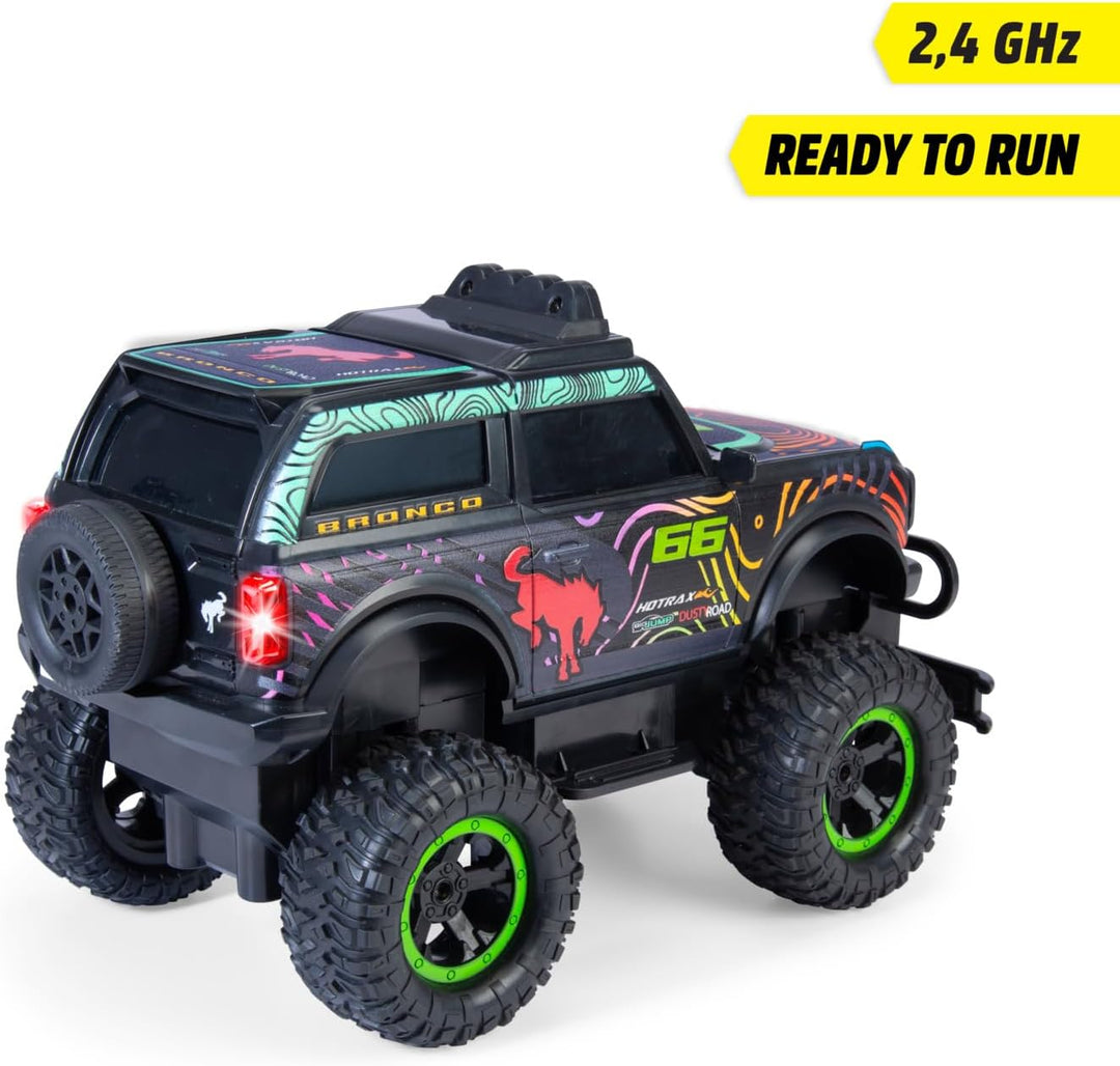 Dickie Toys - RC Monstertruck Ford Bronco (29 cm) - ferngesteuertes Auto ab 6 Jahre mit Licht, 10 km