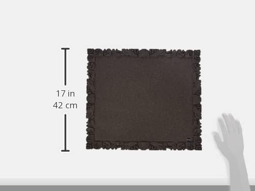 Bi-Office Korktafel Rococork, rahmenlos, hochwertige Korkoberfläche, schwarz, 40 x 45 cm, Schwarz