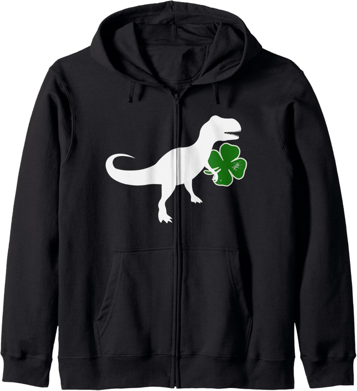 St. Patrick's Saur Saurus Shamrock St. Patrick's Day Kapuzenjacke