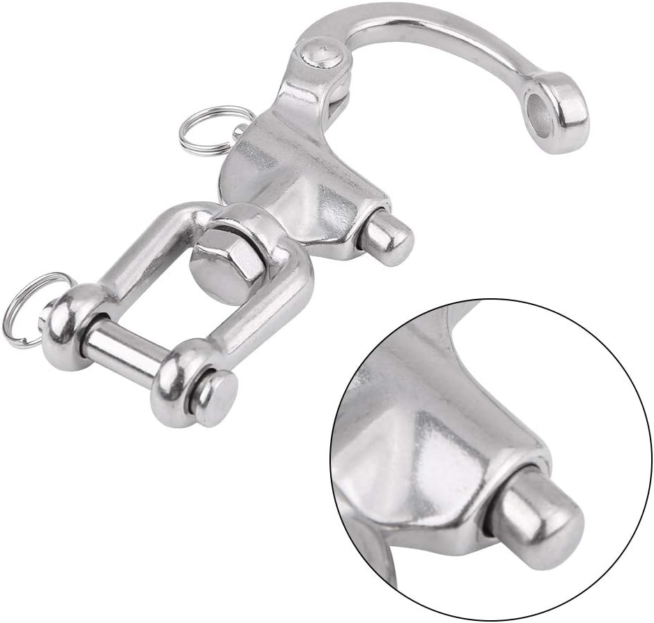 Schnappschäkel Gross Kutsche-Für Schnappschäkel 128Mm - Edelstahl-Wirbelschäkel, 316 Edelstahl-Wirbe