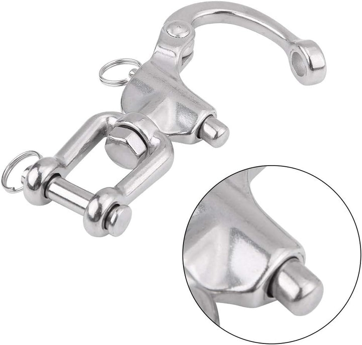 Schnappschäkel Gross Kutsche-Für Schnappschäkel 128Mm - Edelstahl-Wirbelschäkel, 316 Edelstahl-Wirbe
