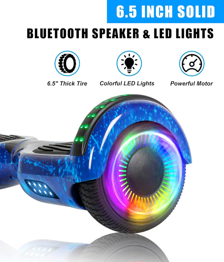 SISIGAD Rollersitz-Befestigung, 16,5 cm, selbstausgleichend, Go-Kart mit Bluetooth und LED-Lichtern,