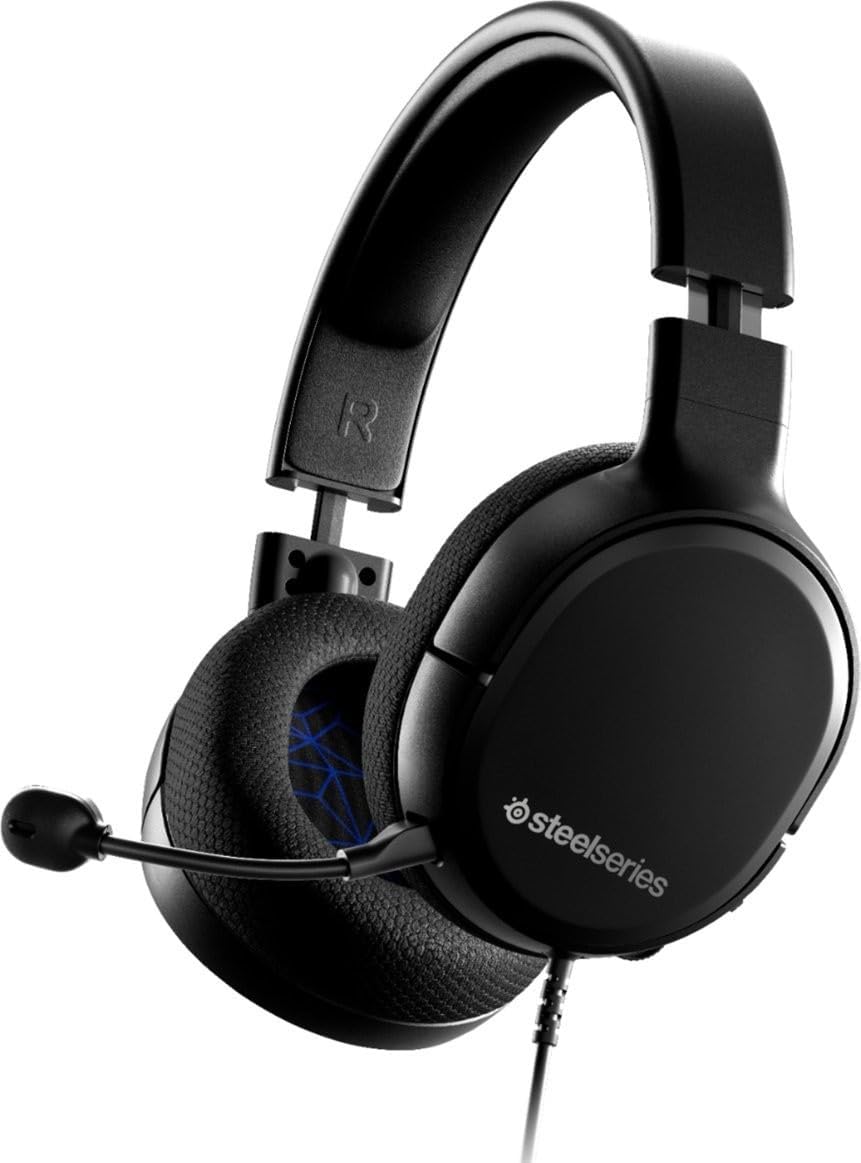SteelSeries Arctis 1 - Kompatibel mit allen Plattformen - Abnehmbares ClearCast Mikrofon - für PS4,
