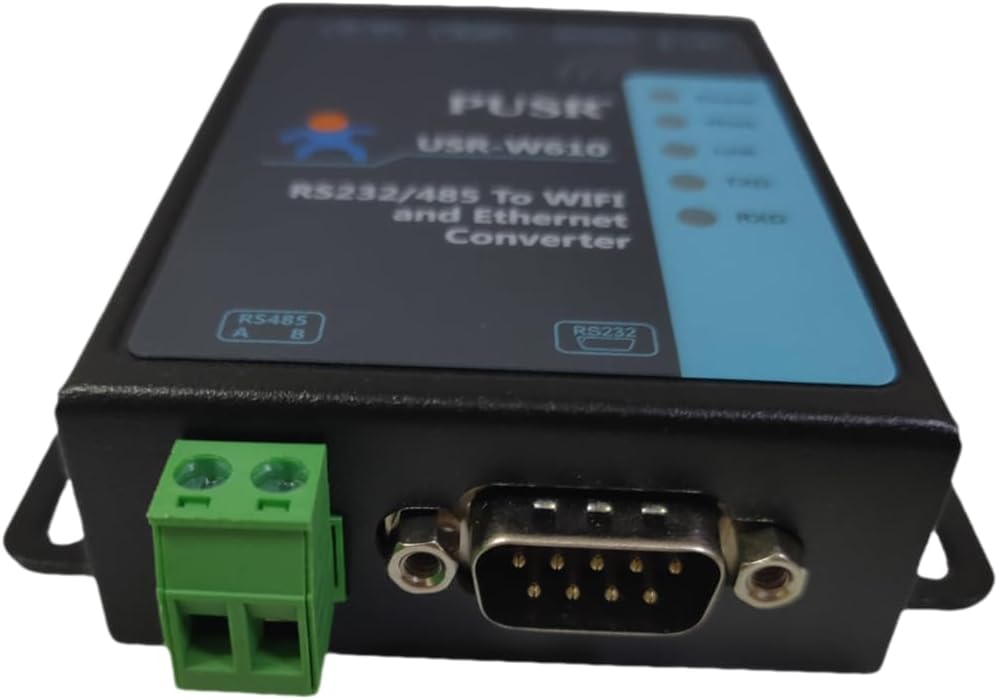 USR-W610 Wireless Converter Serial to WiFi Ethernet Converter RS485/RS232 WiFi Serial Server Support