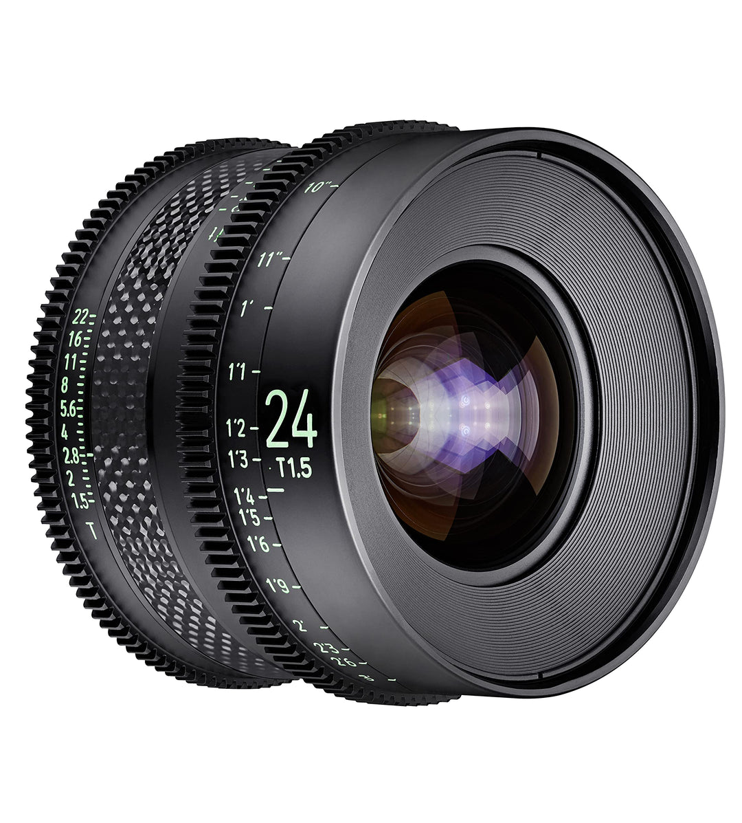 XEEN CF Cinema 24mm T1,5 Canon EF Vollformat – professionelles Cine-Objektiv – Carbon Linsenzylinder