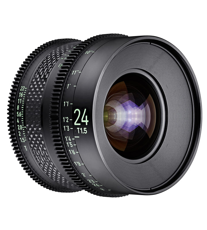 XEEN CF Cinema 24mm T1,5 Canon EF Vollformat – professionelles Cine-Objektiv – Carbon Linsenzylinder