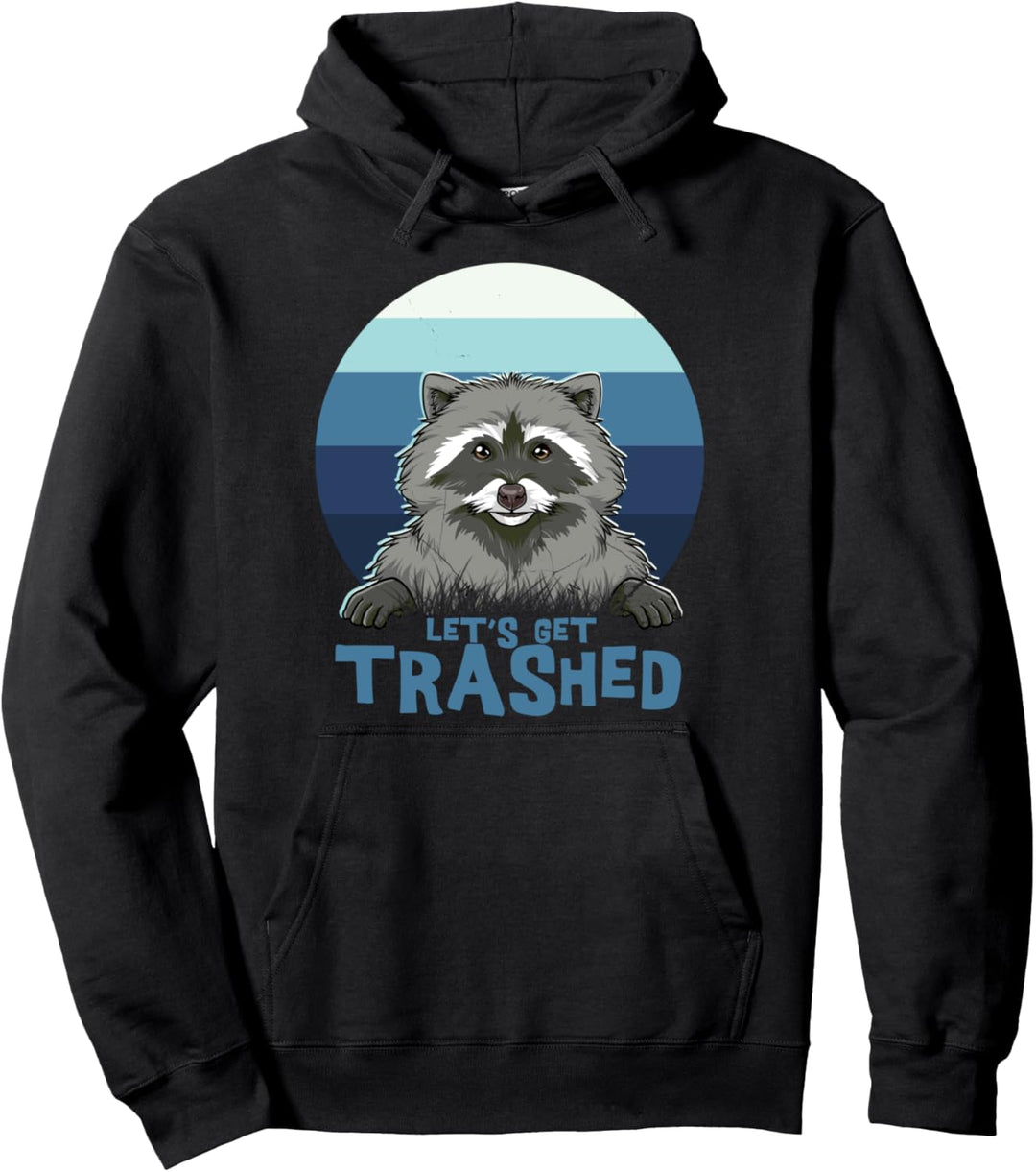 Waschbär Wildlife Racoons Geschenk Pullover Hoodie