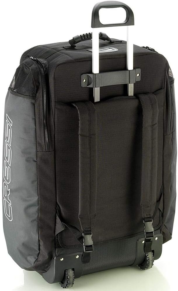Cressi Trolley Bag Black/Yellow Moby 5 115 L Schwarz/Rot, Moby 5 115 L Schwarz/Rot