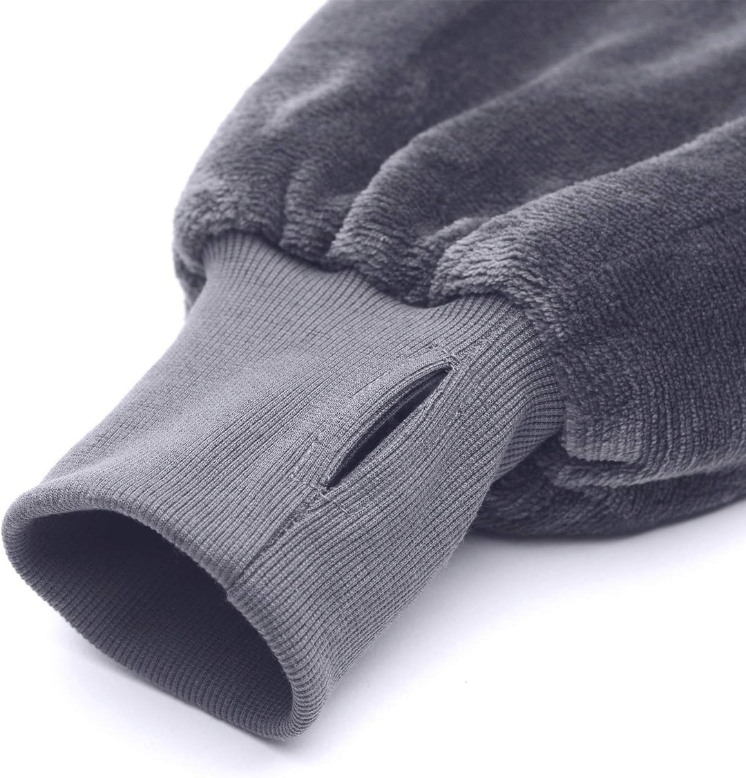 Snug Rug Lila Grau Eskimo Decke mit Ärmel Pullover Decken-Kapuzenpullover Übergrosse Sweatshirt Hood