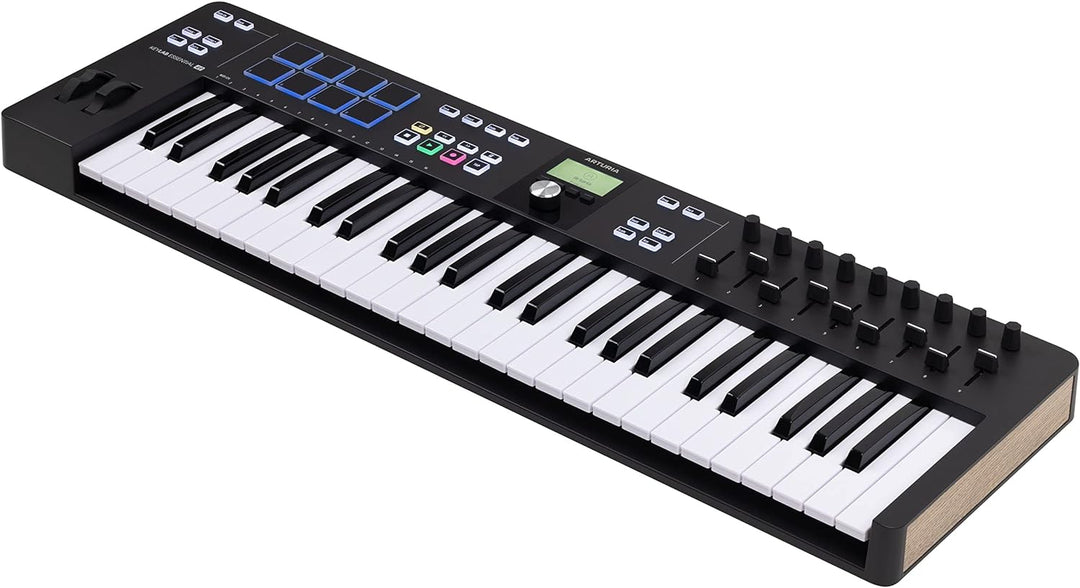 Arturia - KeyLab Essential 49 mk3 - MIDI Controller-Keyboard für die Musikproduktion - 49 Tasten, 9