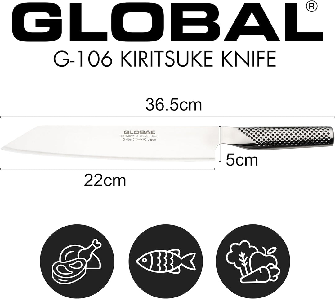 Global G-106 Kiritsuke Messer, 24cm