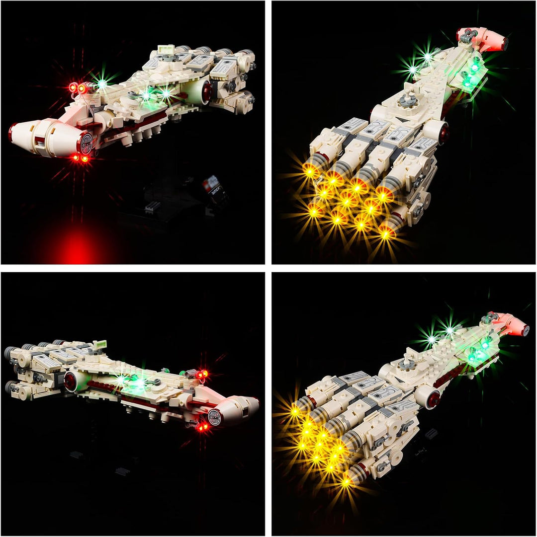 Kyglaring Lego 75376 Beleuchtung, LED Lichter Set Lego Star Wars Tantive IV, Lego Modell eines Stern