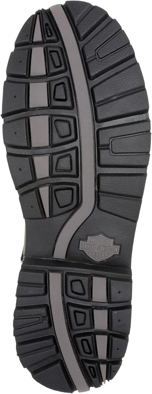Harley-Davidson Men's Rambert 7-Inch Black Leather Motorcycle Boots D93491 40 EU Schwarz, 40 EU Schw