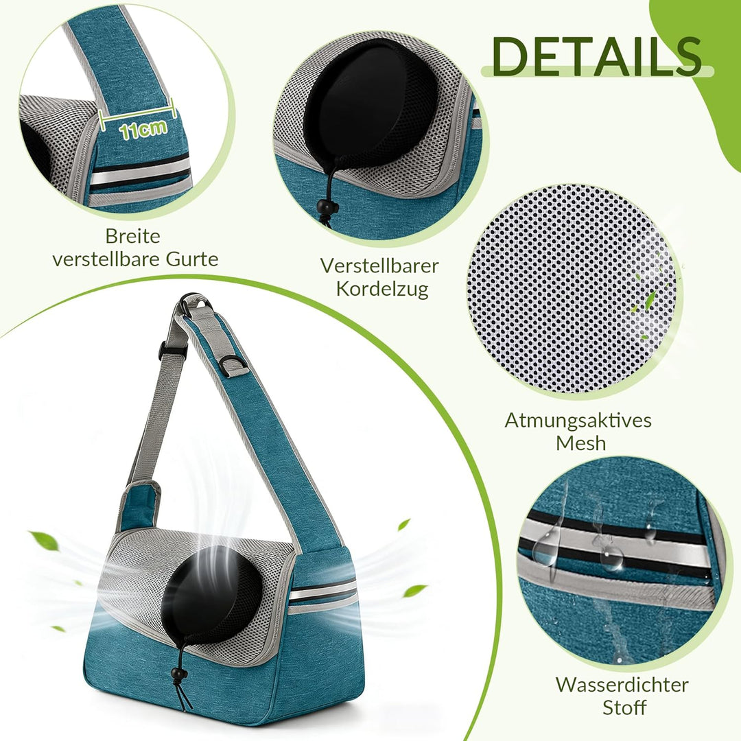 ALLSOPETS Hundetasche Tragetuch Hund Schultertasche Katzentragetasche Haustiere Tasche für Katzen un